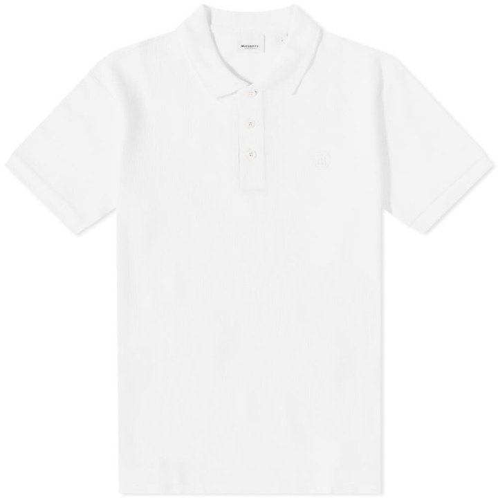 Photo: Burberry Men's Eddie TB Circle Logo Polo Shirt in White