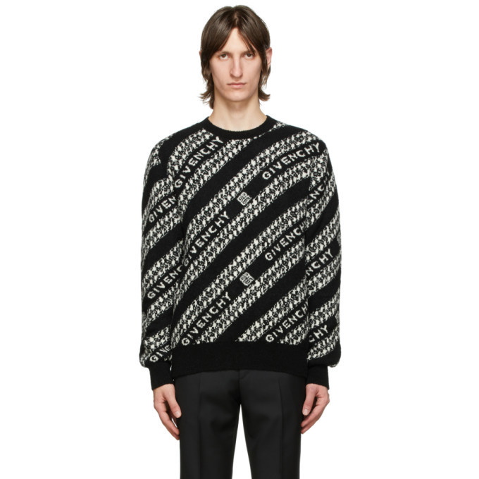 Photo: Givenchy Black and White Chain Sweater