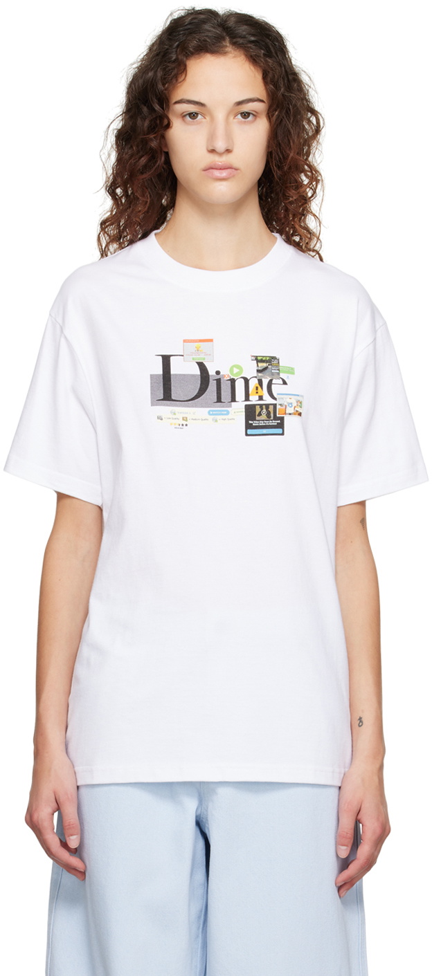 Dime White Adblock T-Shirt Dime