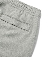 NIKE - NSW Tapered Cotton-Blend Jersey Sweatpants - Gray