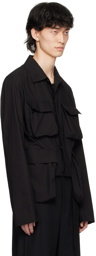 Ann Demeulemeester Black Silvester Jacket