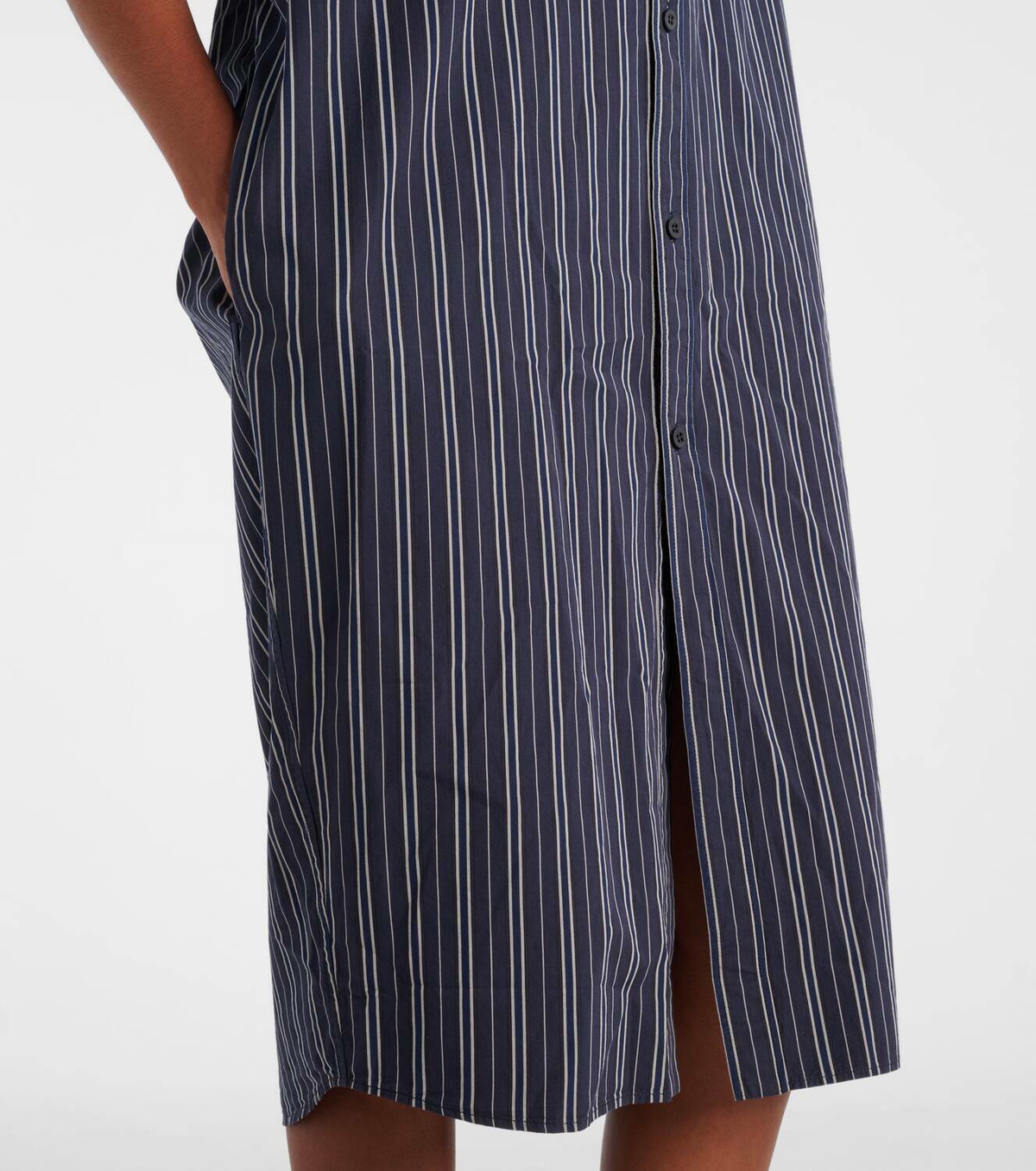 Balenciaga Striped cotton shirt dress