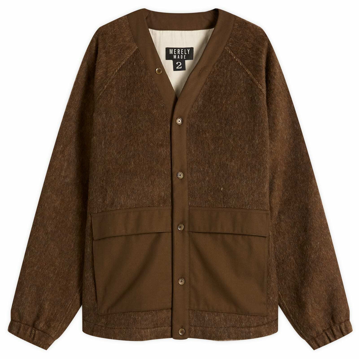 Merely Made Men's Berkut Cardigan in Brown