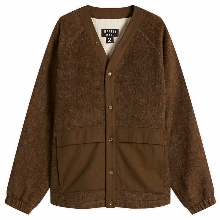 Photo: Merely Made Men's Berkut Cardigan in Brown