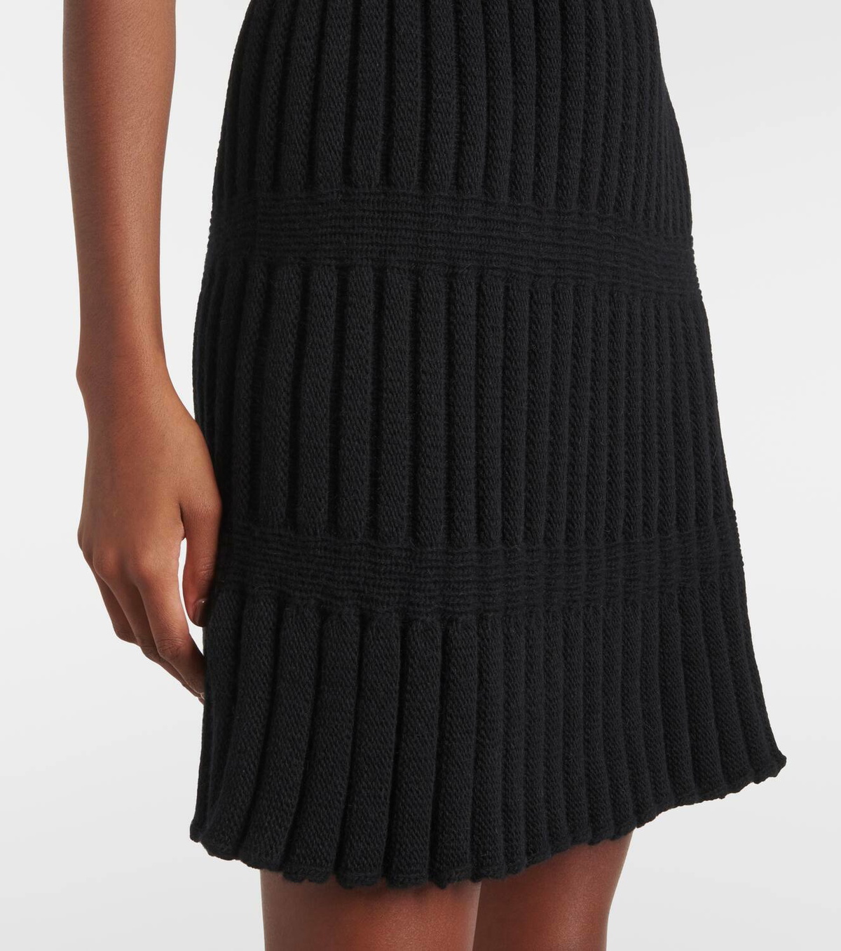 Giambattista Valli Sequined knitted wool minidress