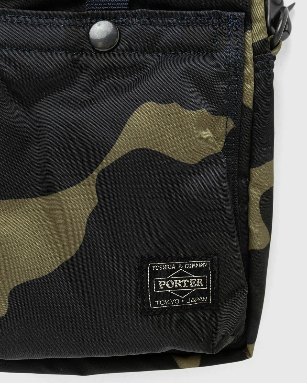 Porter-Yoshida & Co. COUNTER SHADE SHOULDER BAG (VERTICAL) Green Mens Messenger & Crossbody Bag