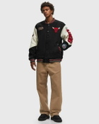 Mitchell & Ness Nba Team History Varsity Jacket Vintage Logo Chicago Bulls Black College Jackets/Team Jackets