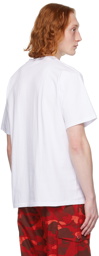 BAPE White Jewels College T-Shirt