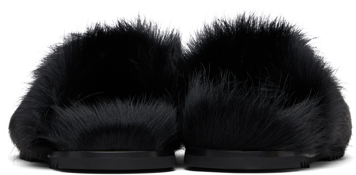 Rick Owens Black Pillow Granola Sandals