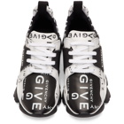 Givenchy Black and White Basse Jaw Sneakers