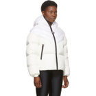 Moncler White Down Guenioc Coat