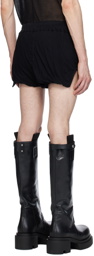 Rick Owens Black Minimal Shorts