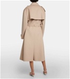 Valentino Belted cashmere trench coat