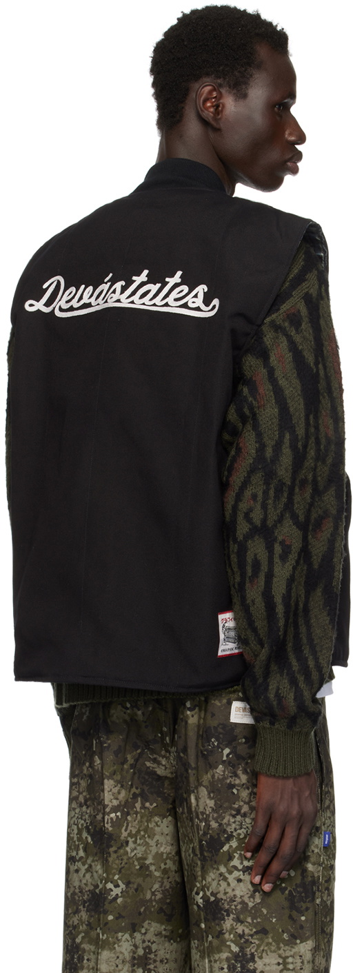 DEVÁ STATES Black Faith Work Vest
