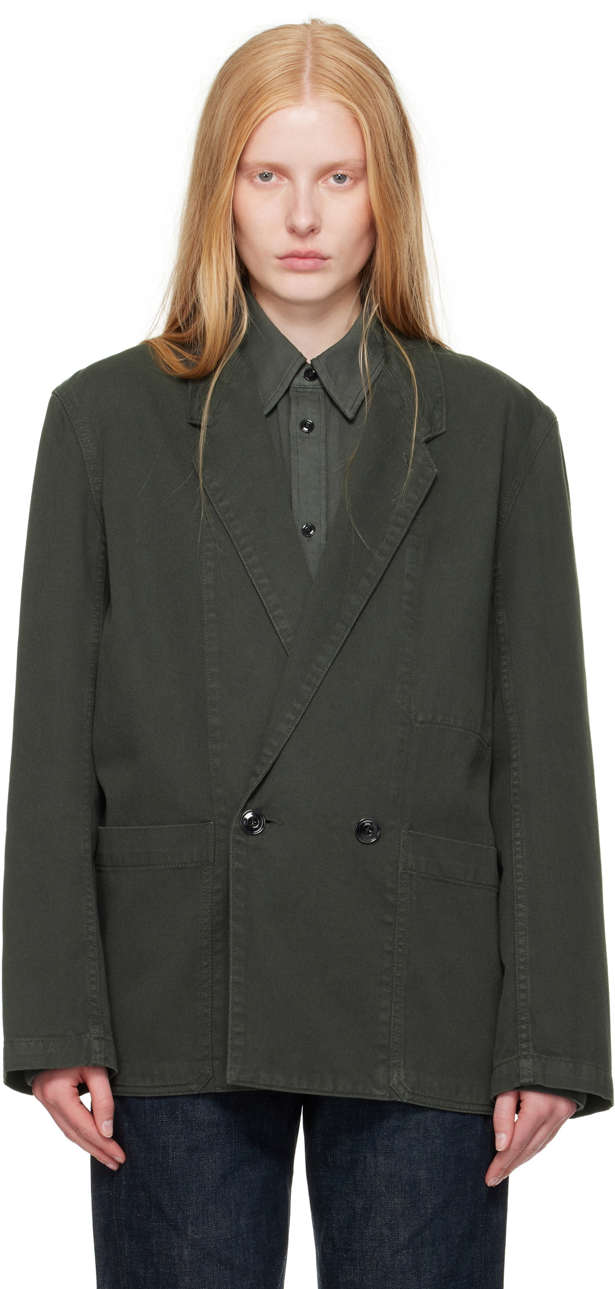 LEMAIRE Brown Raglan Suit Coat Lemaire