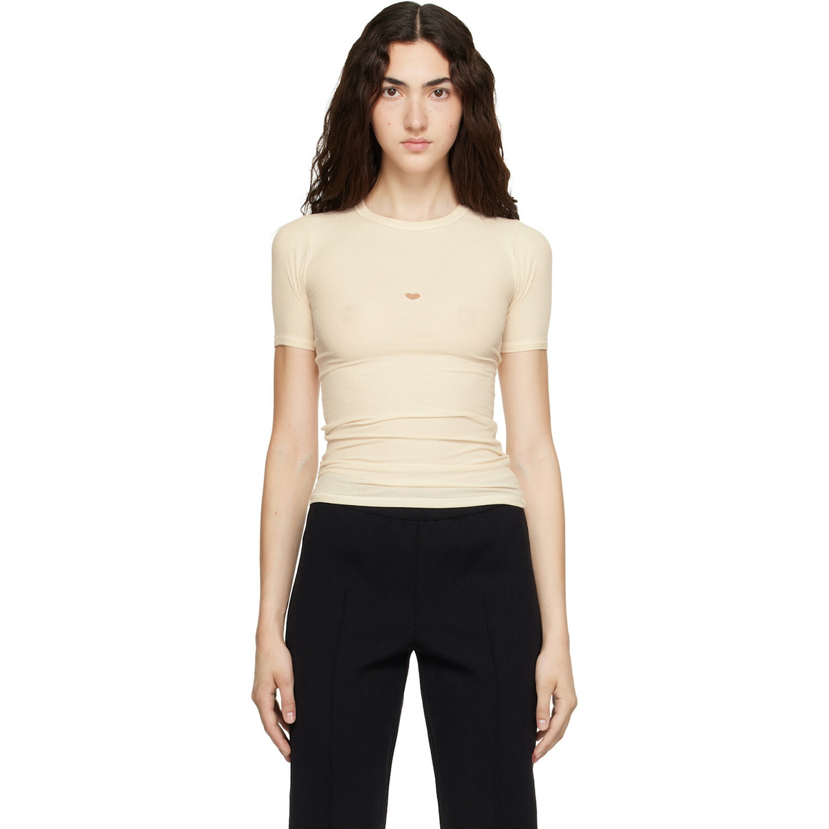 Baserange Off-White Heart T-shirt