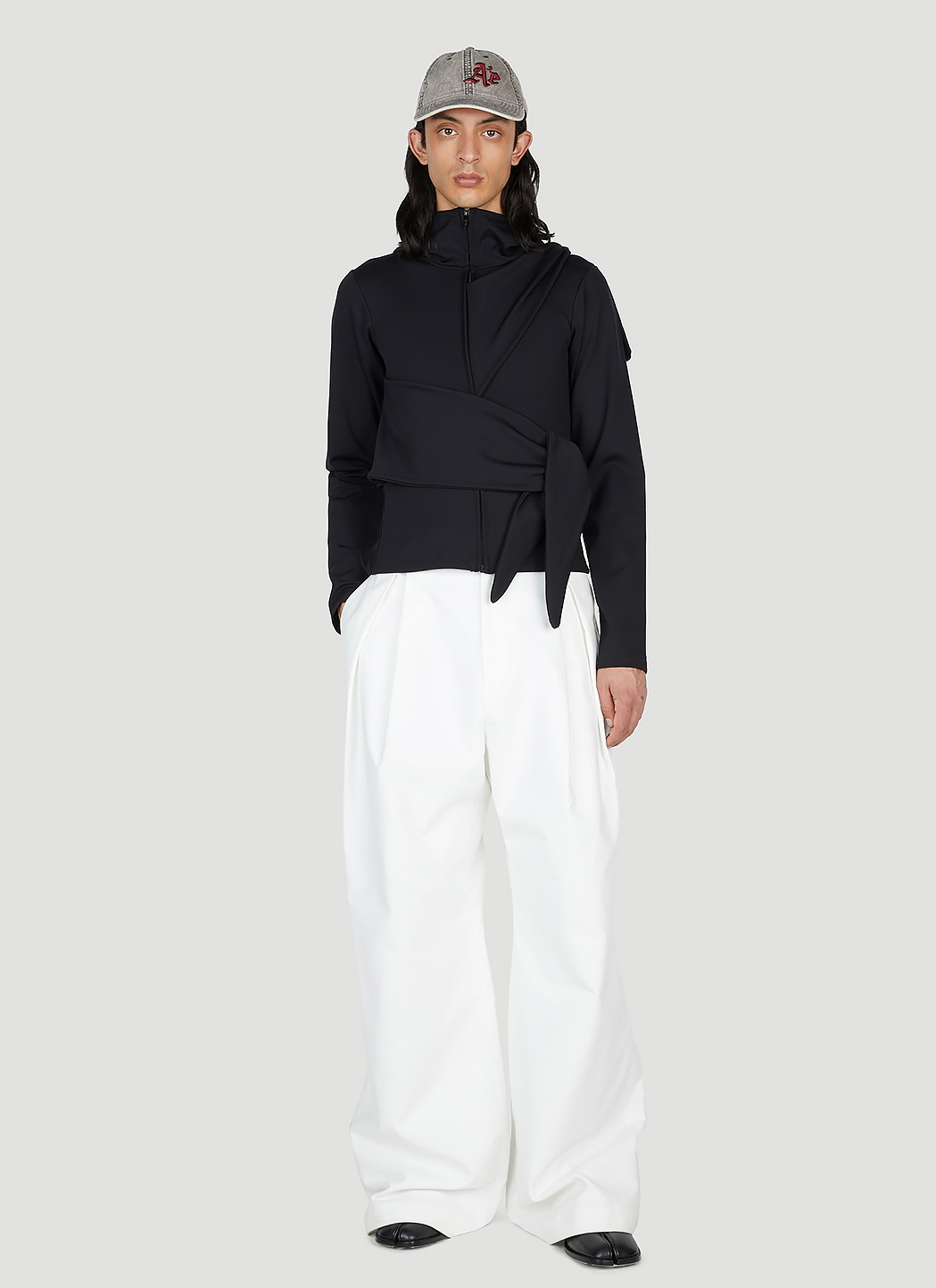 Aaron Esh Tied Hooded Sweatshirt
