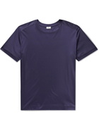 ZIMMERLI - Kurzarm Lyocell-Jersey T-Shirt - Blue
