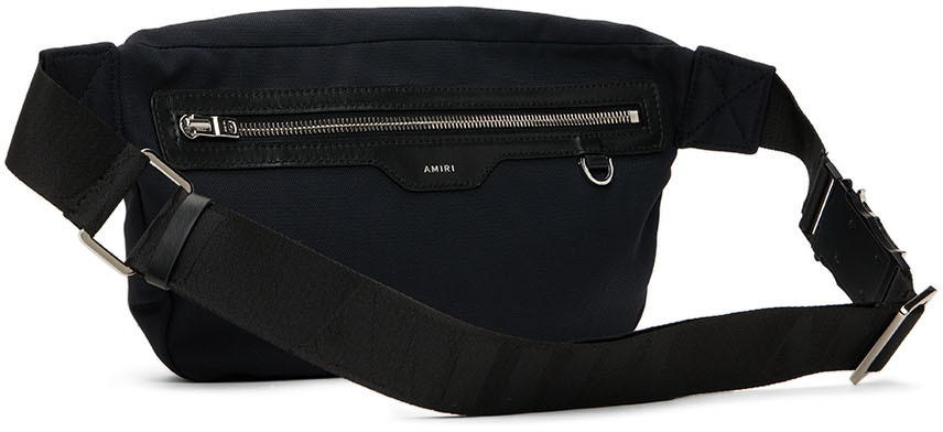 Amiri Paisley Canvas Bum Bag - Black