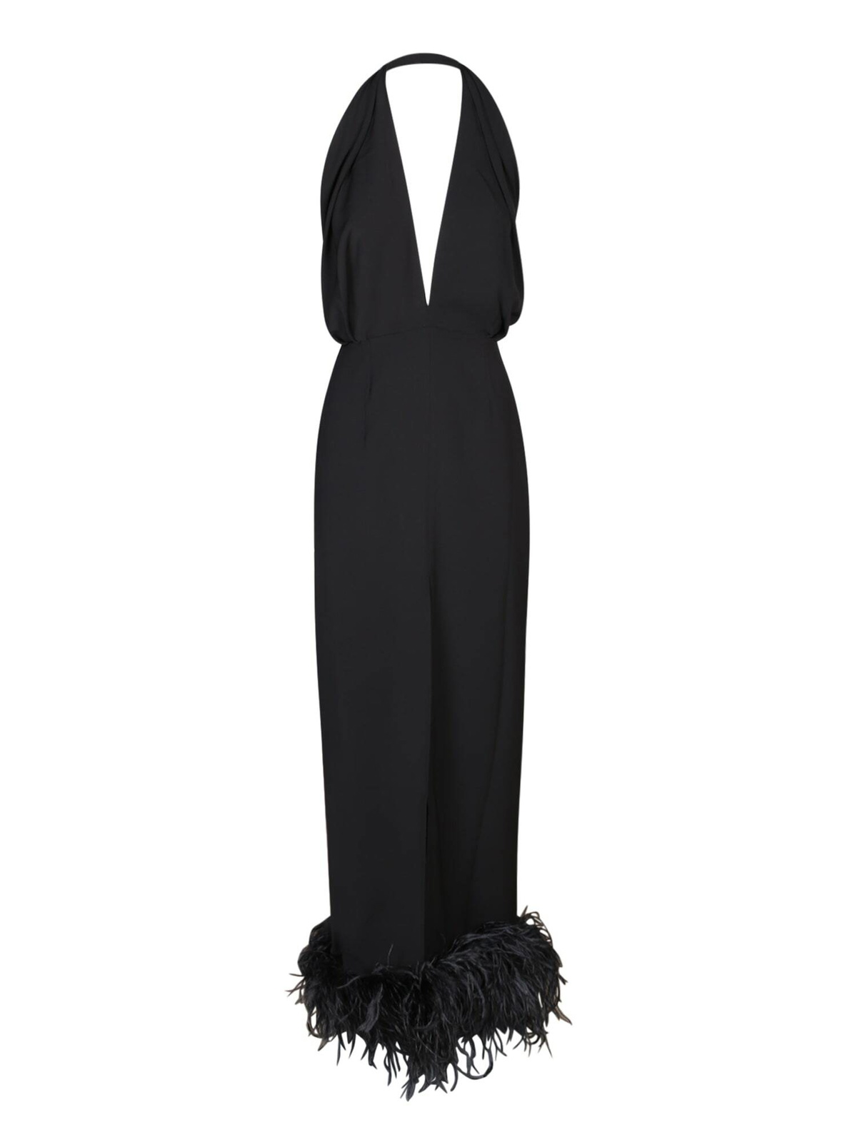 16 arlington black dress 16arlington - Tauri V-neck Satin Midi Dress - Womens