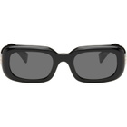 Miu Miu Eyewear Black Rectangular Sunglasses