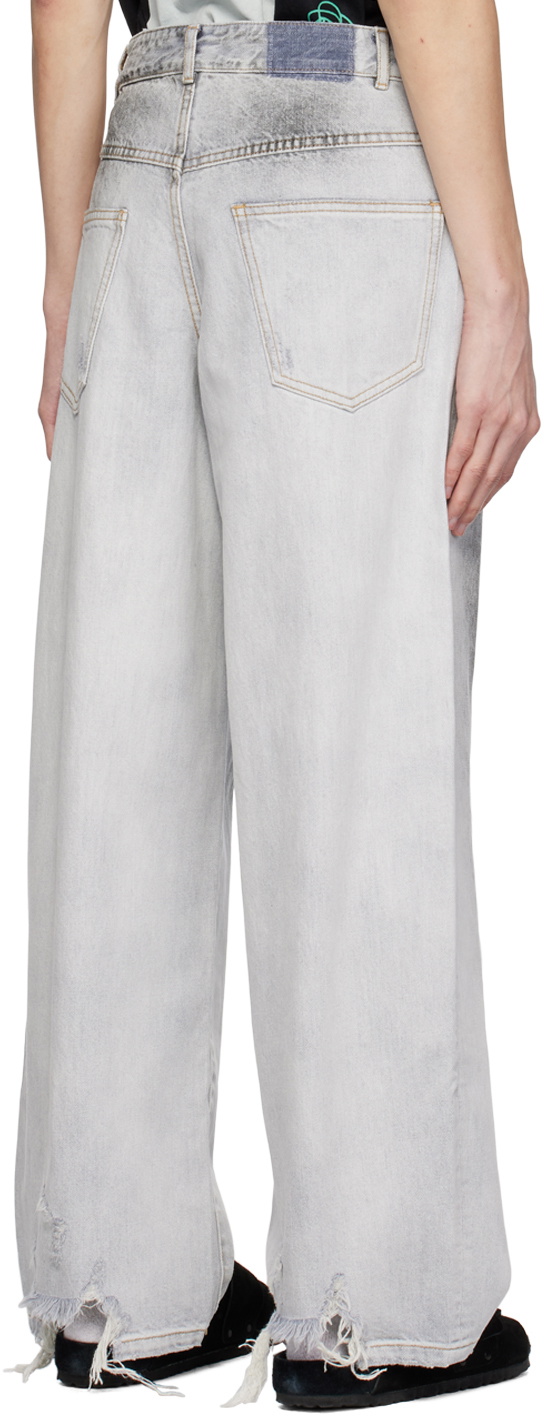 A PERSONAL NOTE 73 Gray Faded Jeans