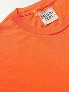 GALLERY DEPT. - French Collector Logo-Print Cotton-Jersey T-Shirt - Orange