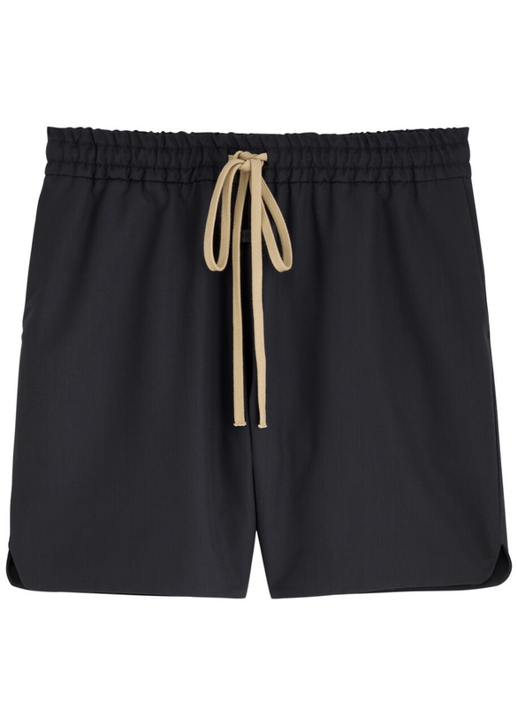 Photo: Fear OF God Wool Shorts Navy