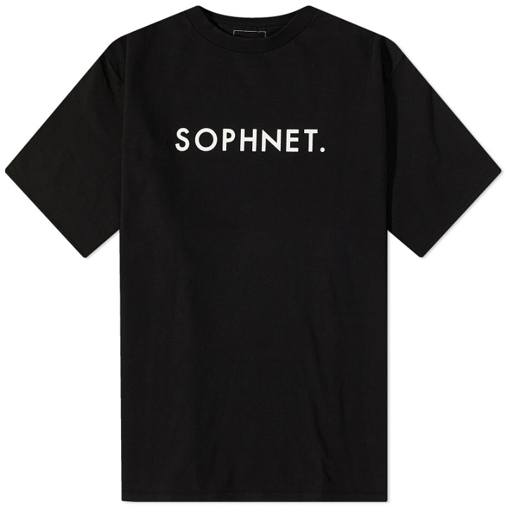 Photo: SOPHNET. Men's Logo T-Shirt in Black