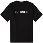 SOPHNET. Men's Logo T-Shirt in Black