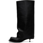 FIDAN NOVRUZOVA Black Iman Kitten Heel Tall Boots