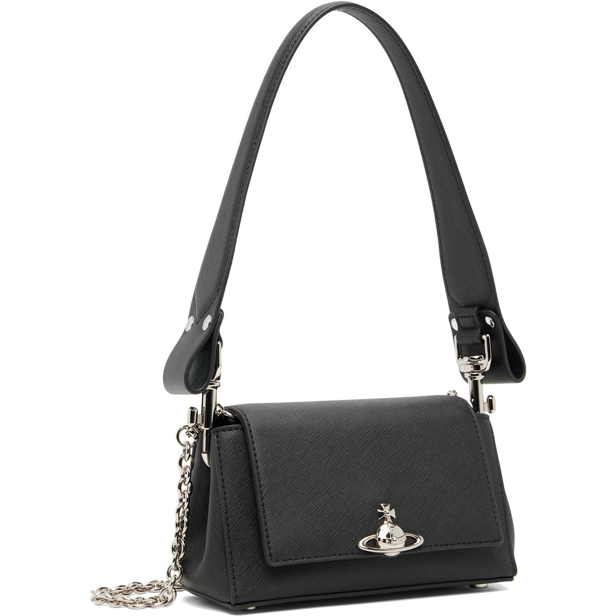 Vivienne Westwood Black Hazel Small Hand Bag