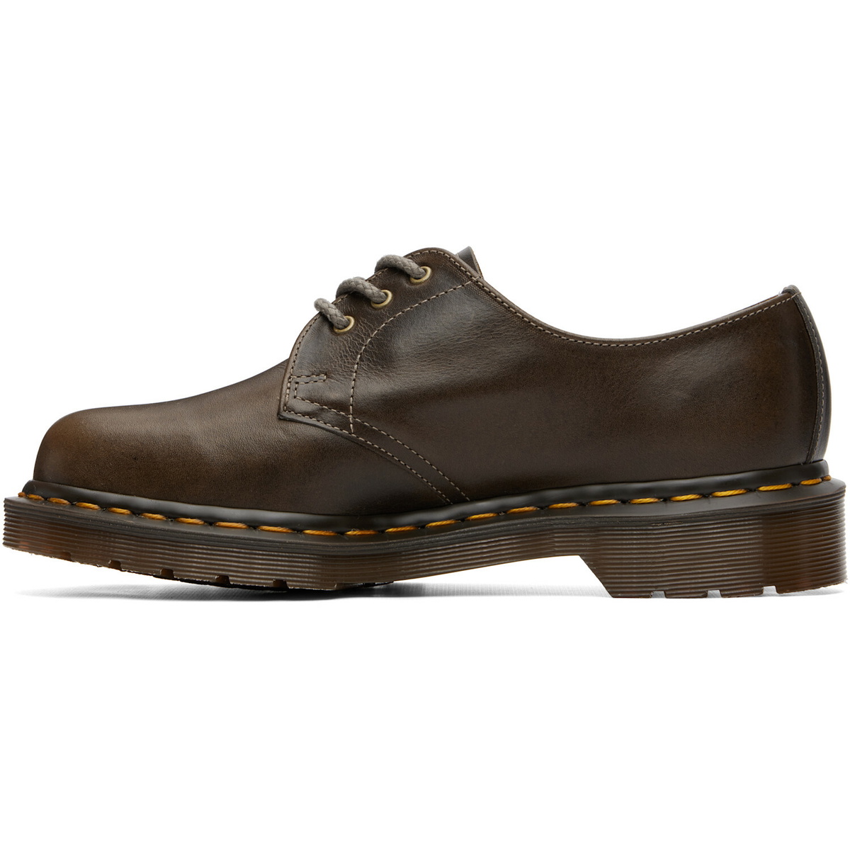 Dr. Martens Brown 1461 'Made In England' Classic Calf Leather Derbys
