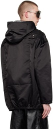 Rick Owens Black Hooded Jacket