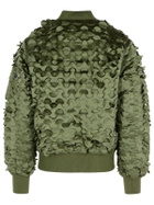 Alpha Industries ulcans Green Nylon Bomber Jacket