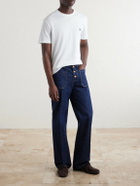 Valentino Garavani - Logo-Embroidered Cotton-Jersey T-Shirt - White