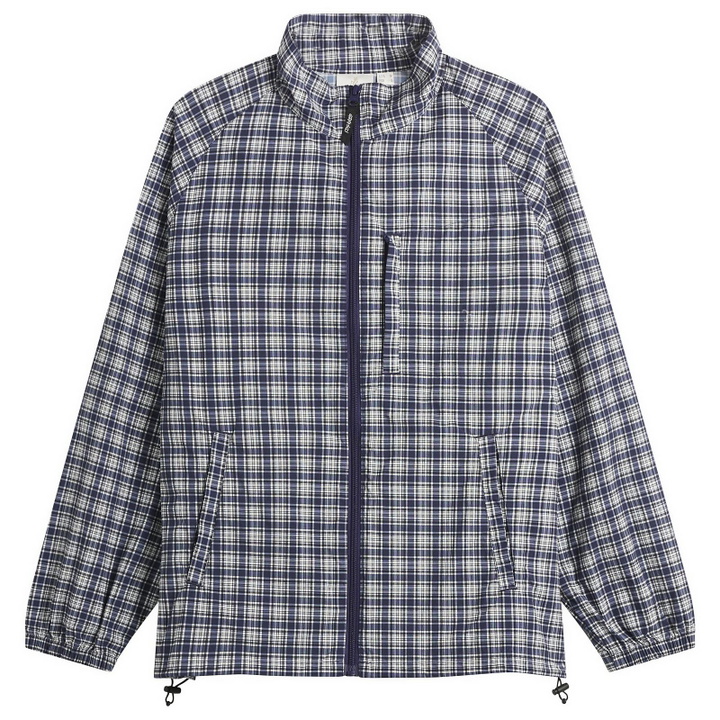Photo: Gramicci Women's Checkered Shell Jacket in Navy Check