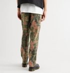 Stüssy - Cotton-Jacquard Drawstring Trousers - Green