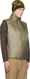 ROA Taupe Synthetic Insulated Vest
