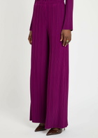 Forte_forte Plissé Crepe Trousers Red