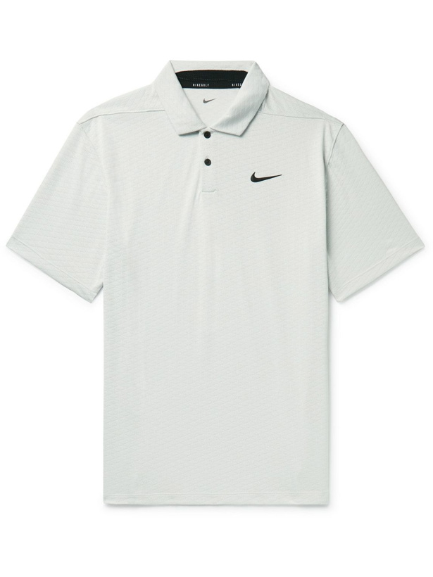 Photo: Nike Golf - Vapor Logo-Appliquéd Dri-FIT Golf Polo Shirt - Gray