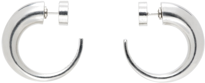 イヤリング MM6 MAISON MARGIELA SILVER L EARRINGS MM6 Maison Margiela Tag And Key Earrings | Silver | FARFETCH