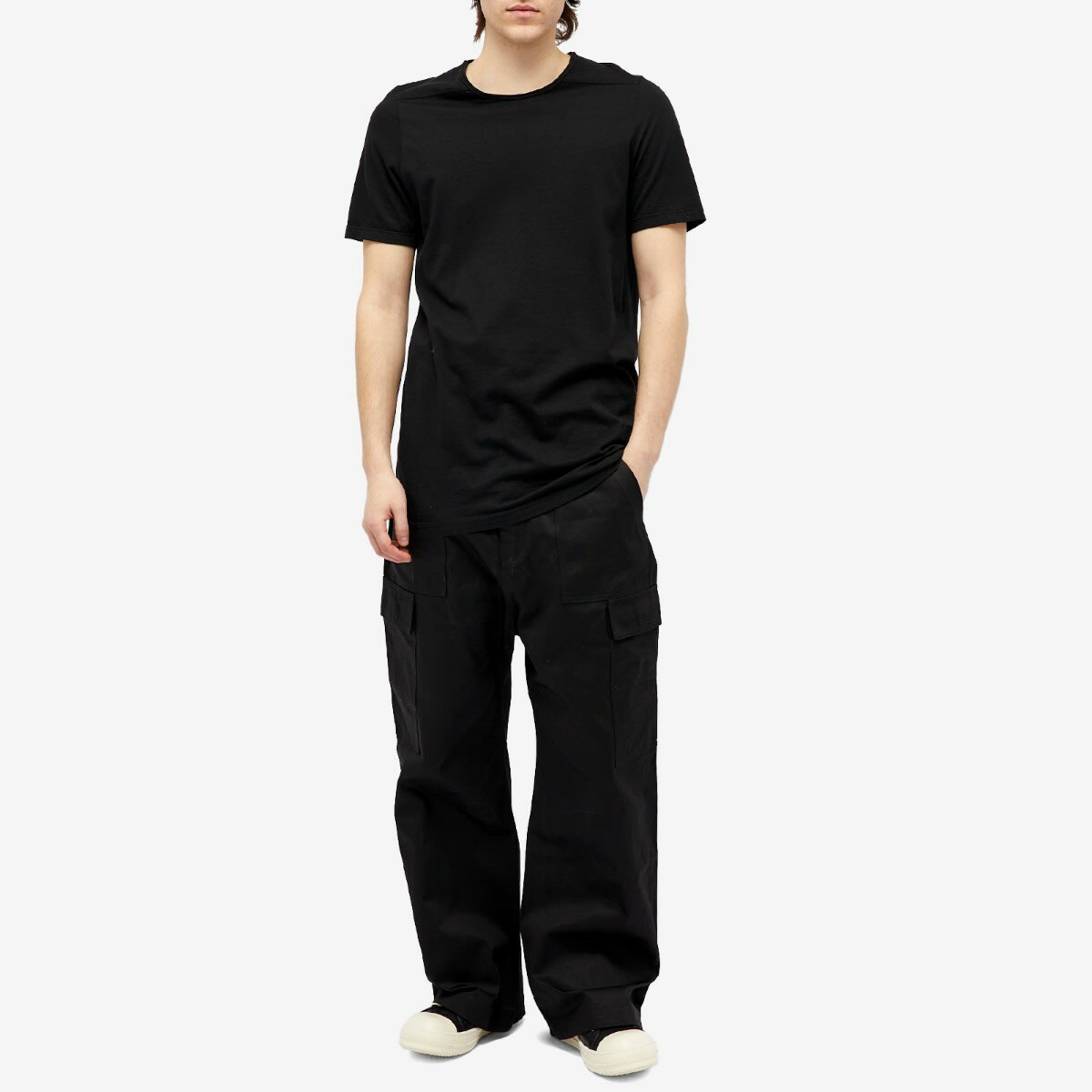 Rick Owens DRKSHDW Men's Cargo Pants in Black Rick Owens Drkshdw