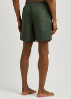 Fred Perry Logo-embroidered Shell Swim Shorts Green