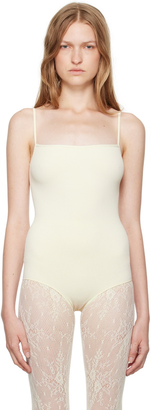 Photo: Swedish Stockings Beige Barbro Rib Bodysuit
