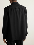 The Row - Beto Wool-Gabardine Shirt - Black