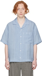Jacquemus Blue 'La Chemise Jean' Short Sleeve Shirt