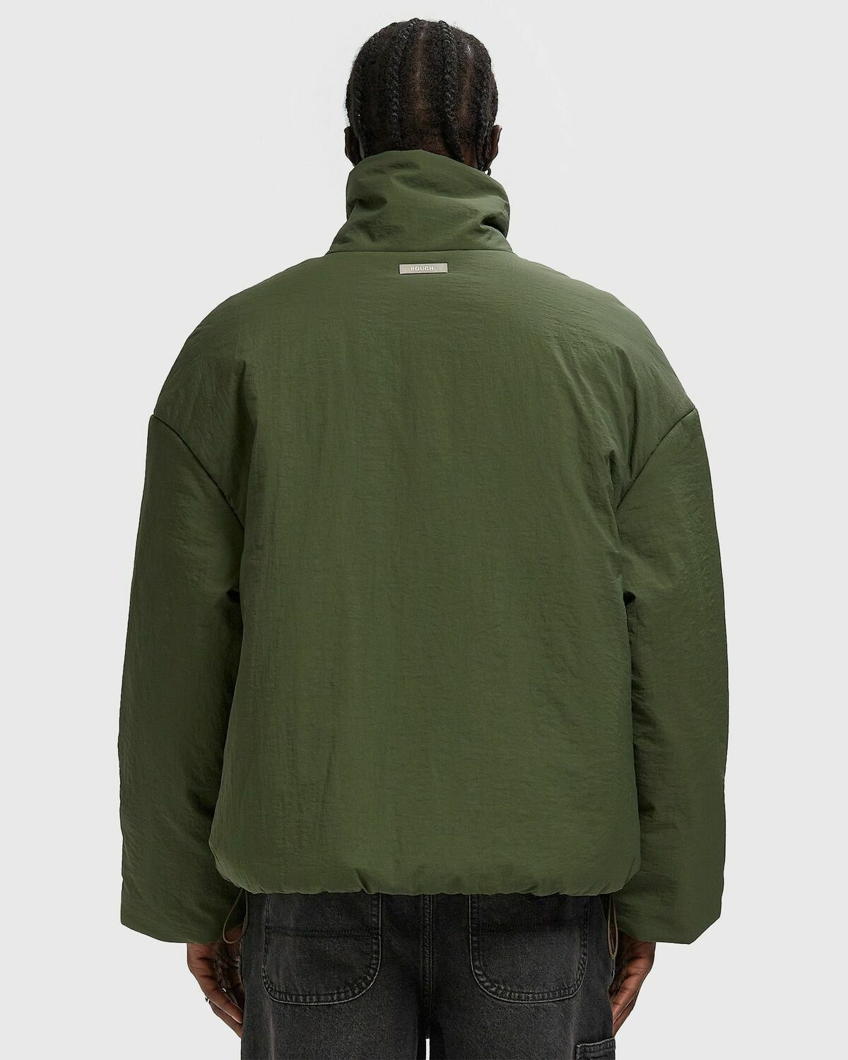 Rough. PUFFER JACKET Green Mens Down & Puffer Jacket