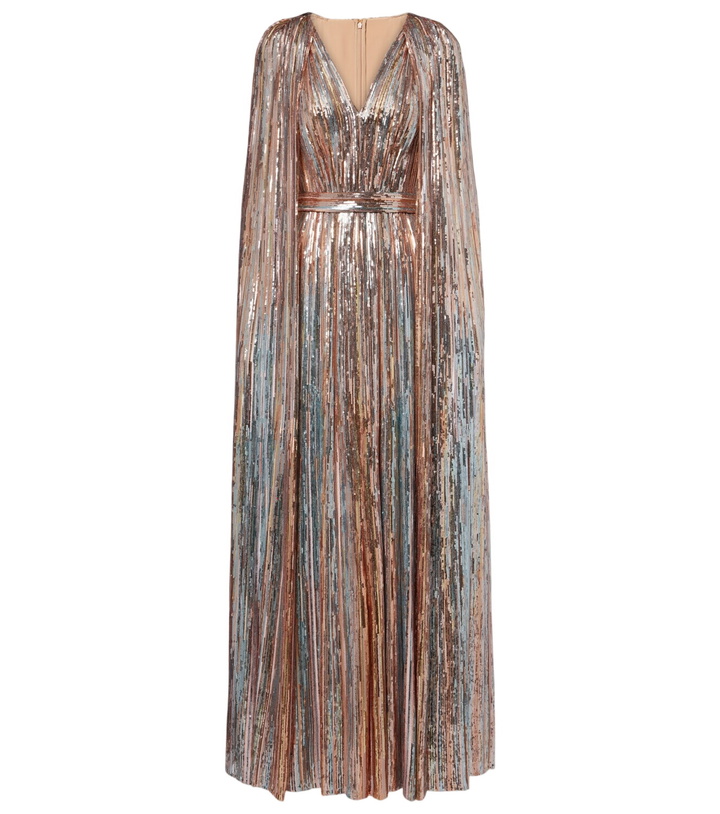 Photo: Elie Saab Sequined caped gown