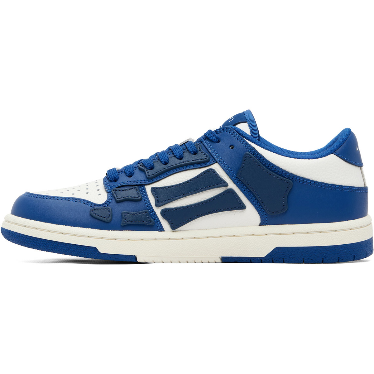 AMIRI Navy & White Skel-Top Low Sneakers